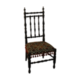 Chaise enfant Napoléon III, bois noirci,