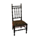 Chaise enfant Napoléon III, bois noirci,