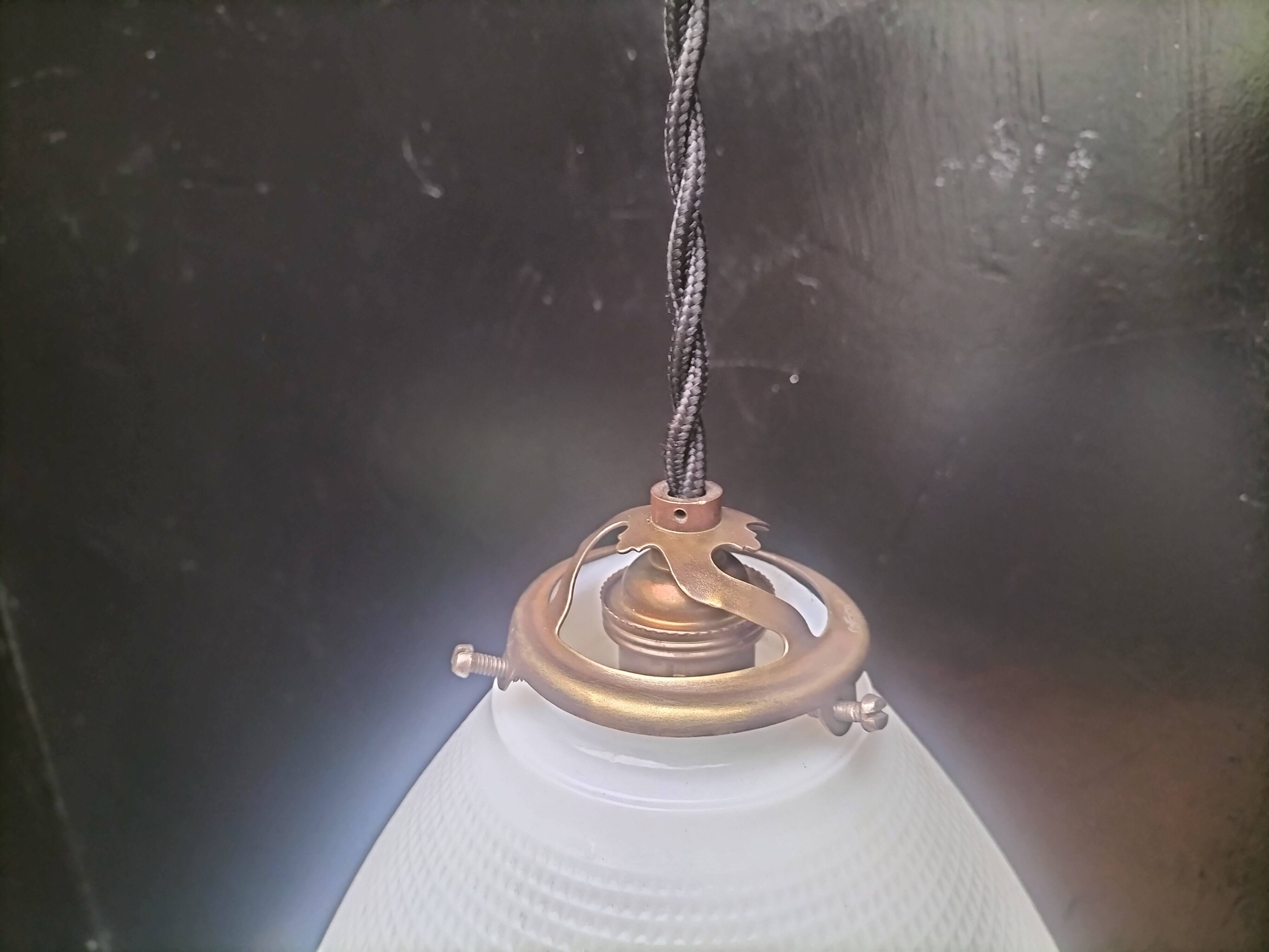 Opaline pendant light