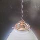 Opaline pendant light