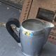Coffee service consisting of three pieces in chrome and bakelite vintage