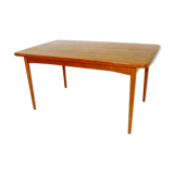 Expandable teak dining table, Denmark, 1960