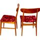 2 chaises scandinave, Suède, 1960