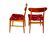 2 Scandinavian chairs, Sweden, 1960