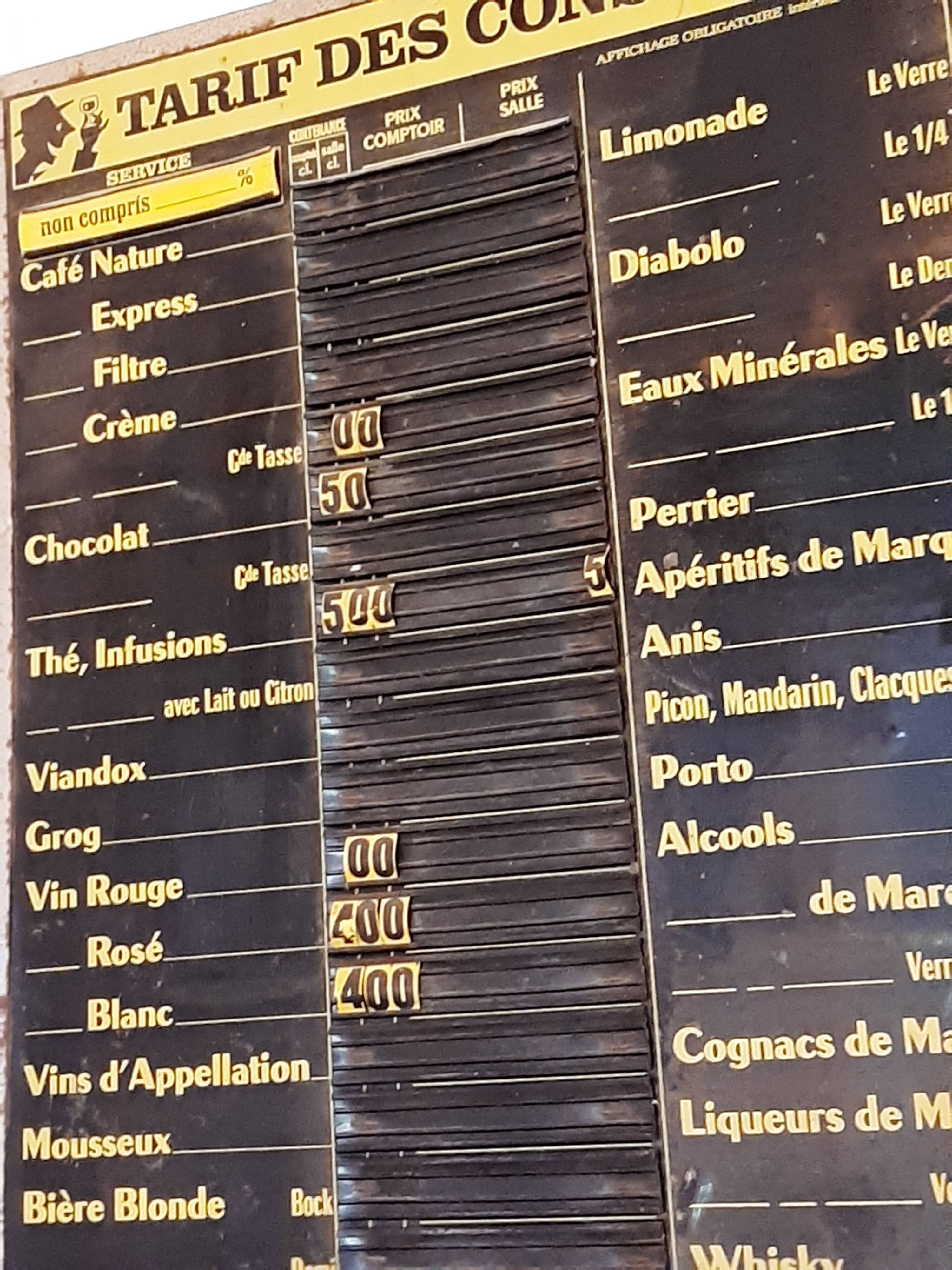 Grand Panneau / Plaque Murale Bistro Café 130x40 Cm – Antic Line, Déco Murale