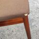 Serie de 6 chaises en teck vers 1960