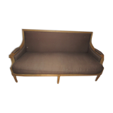 3-seater wooden sofa