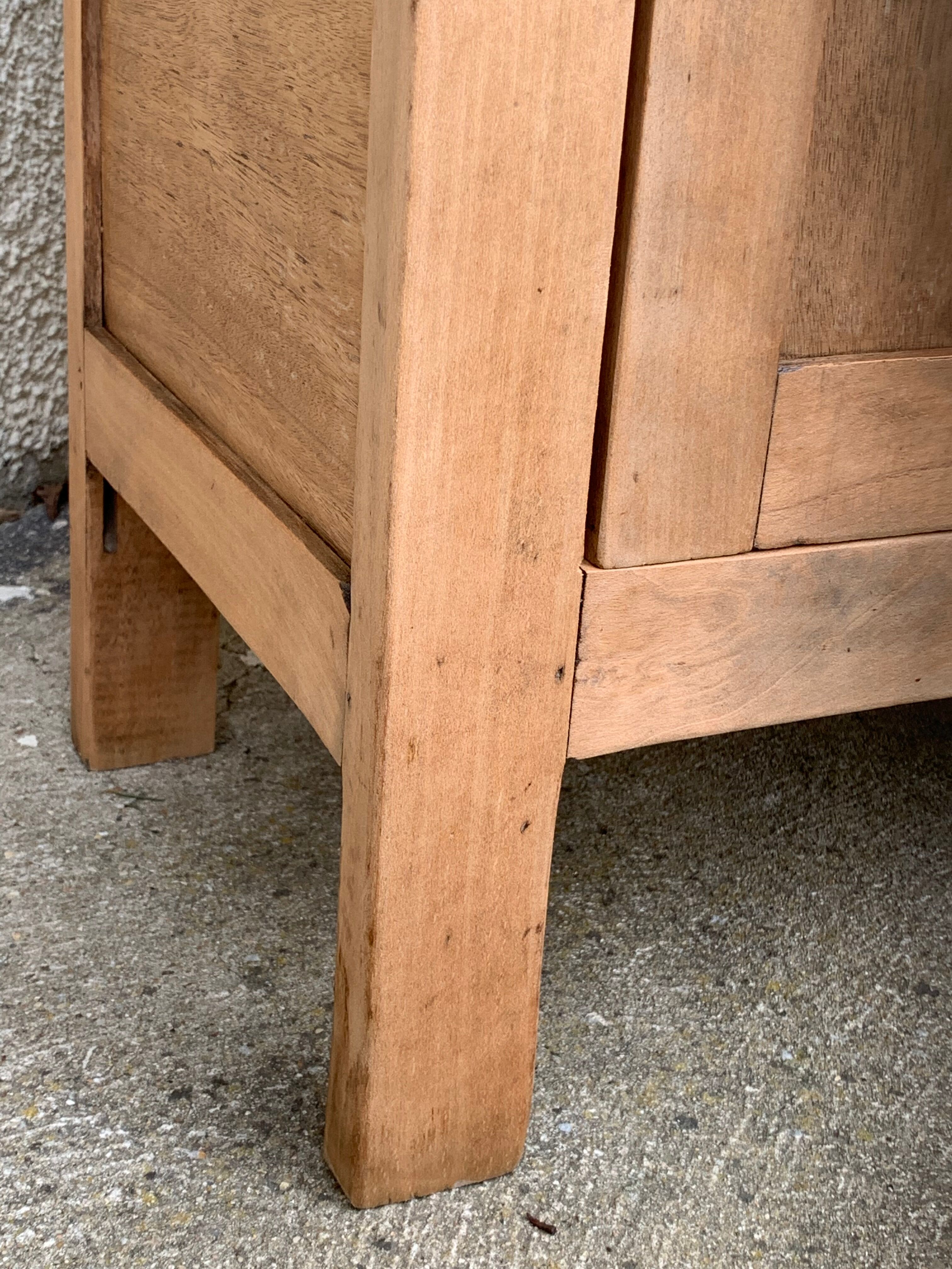 Parisian wardrobe raw wood 1940