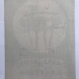 Original poster Dance lessons by D. Daverio, 1970s. Canvased.