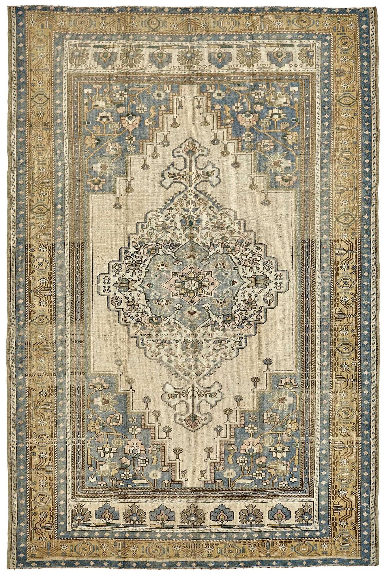 Turkish Vintage Anatolian Rug 197 cm x 298 cm