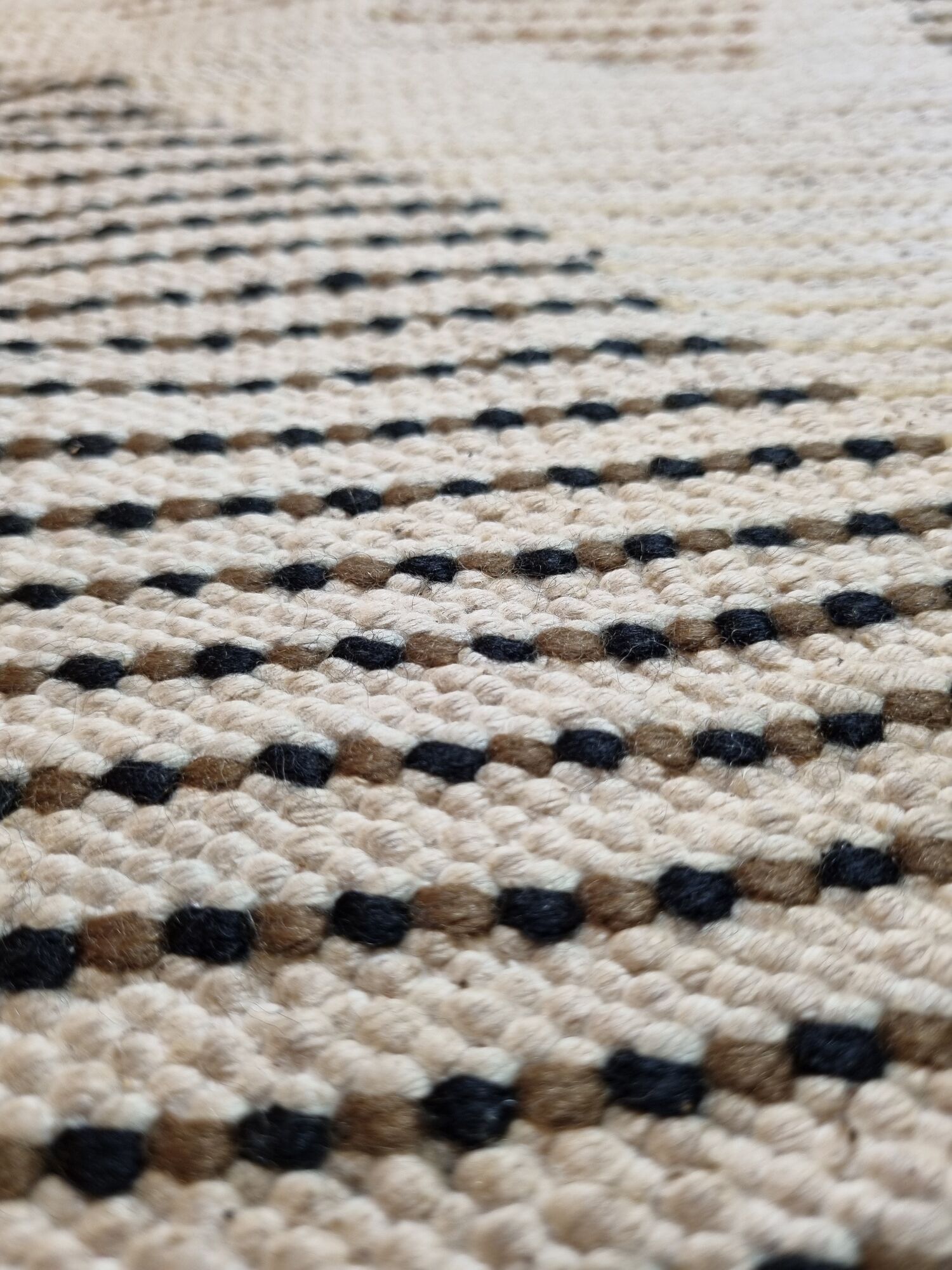 Vintage carpet with abstract patterns 219 cm x 169 cm