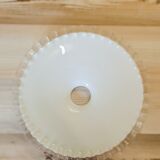 Suspension opaline lampshade