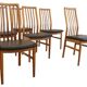 Set van 6 Kai Kristiansen voor Schou Andersen stoelen 'Lille Arden'