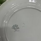 Antique K&G Lunéville France dessert plates