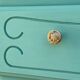 Commode vintage vert menthe 1950