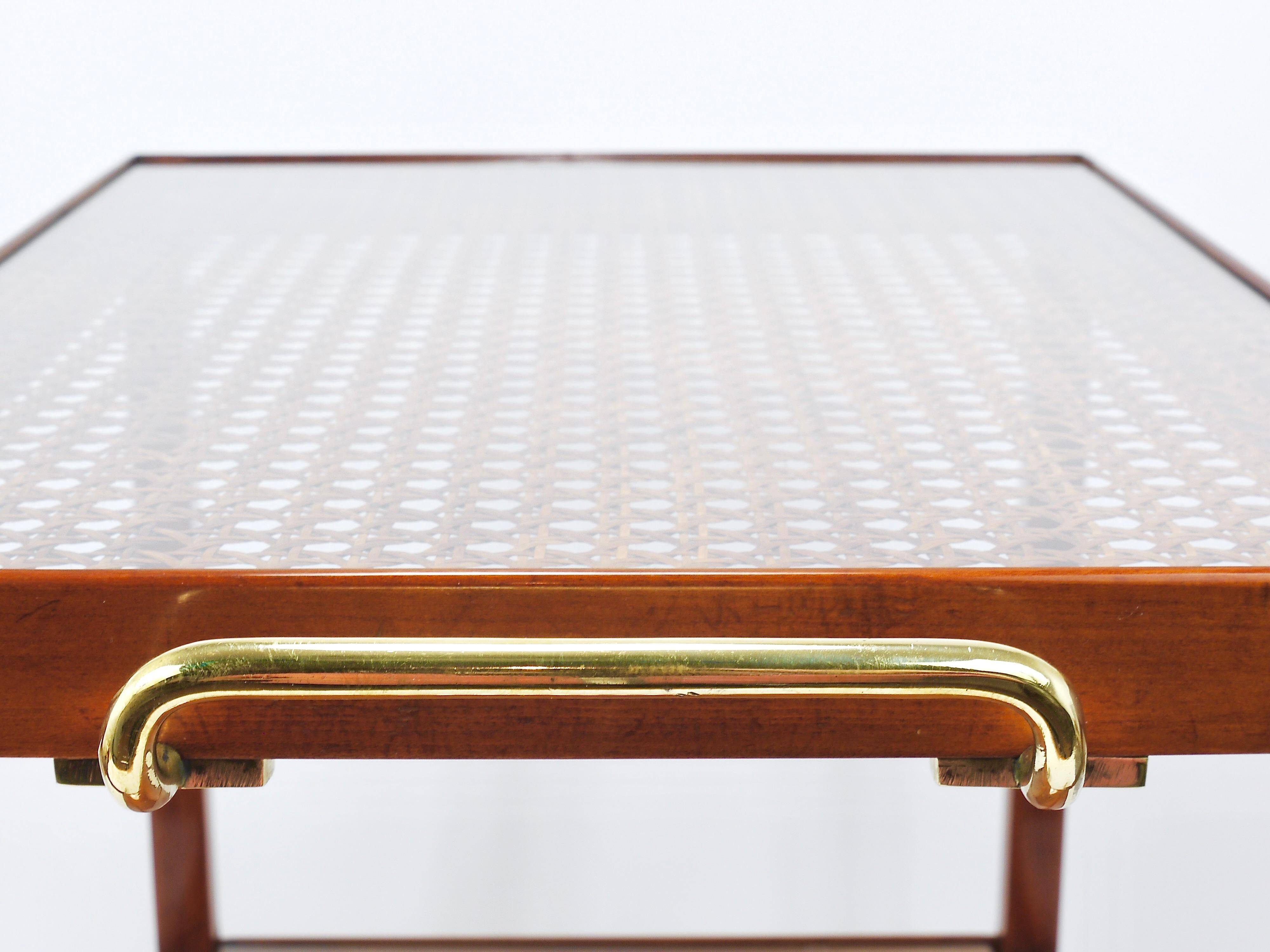 Julius Jirasek Werkstätte Hagenauer Bar Cart, Vienna, 1930s