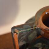 Flamed amphora vase