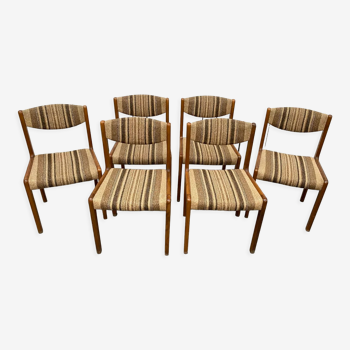 6 Scandinavian-style chairs