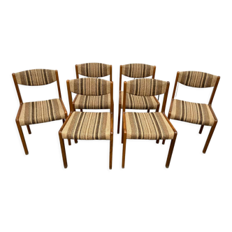 6 scandinavian style chairs