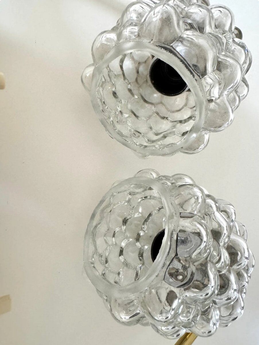 Helena Tynell, table  lamps, Glashütte Limburg, germany 1960s, set of 2