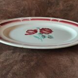 Grand plat ovale  porcelaine