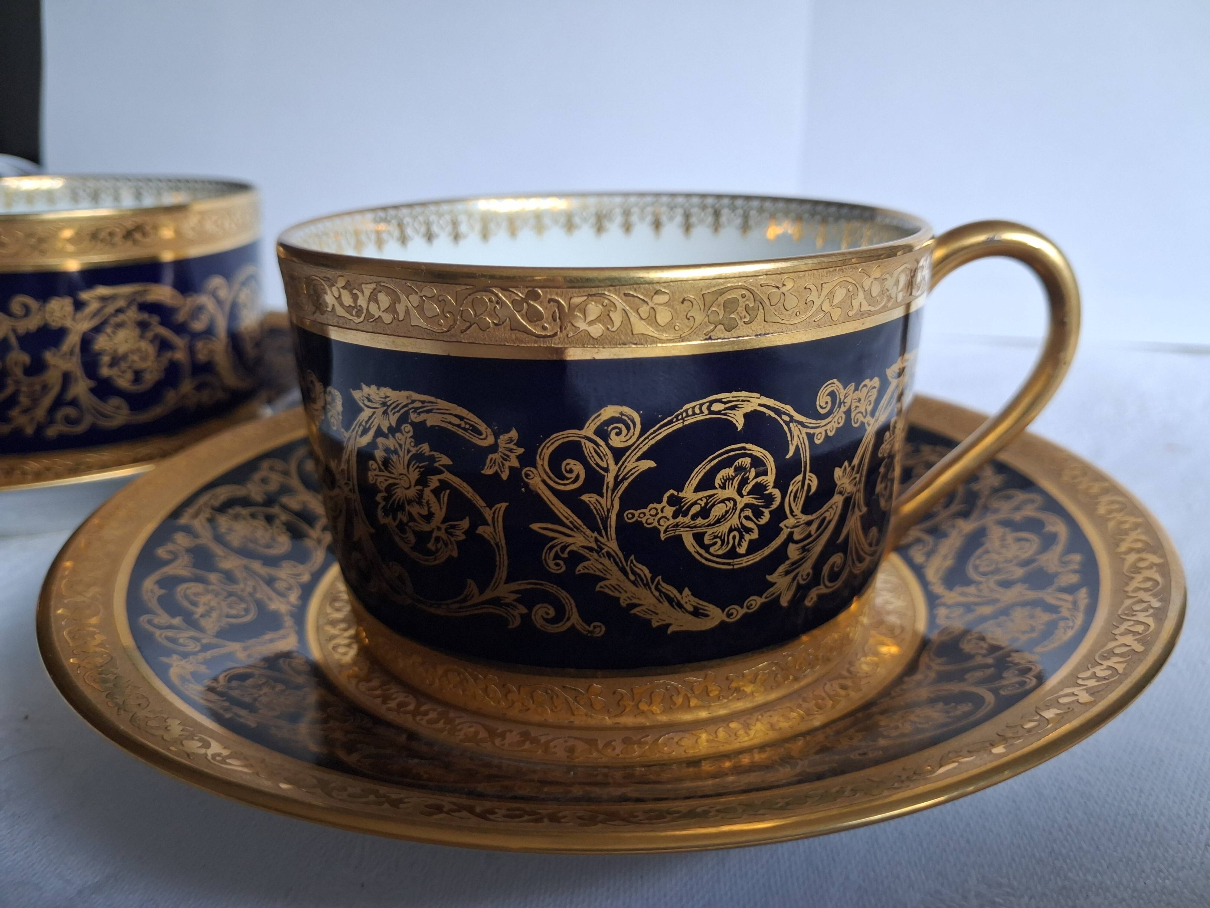 2 tasses à thé haviland