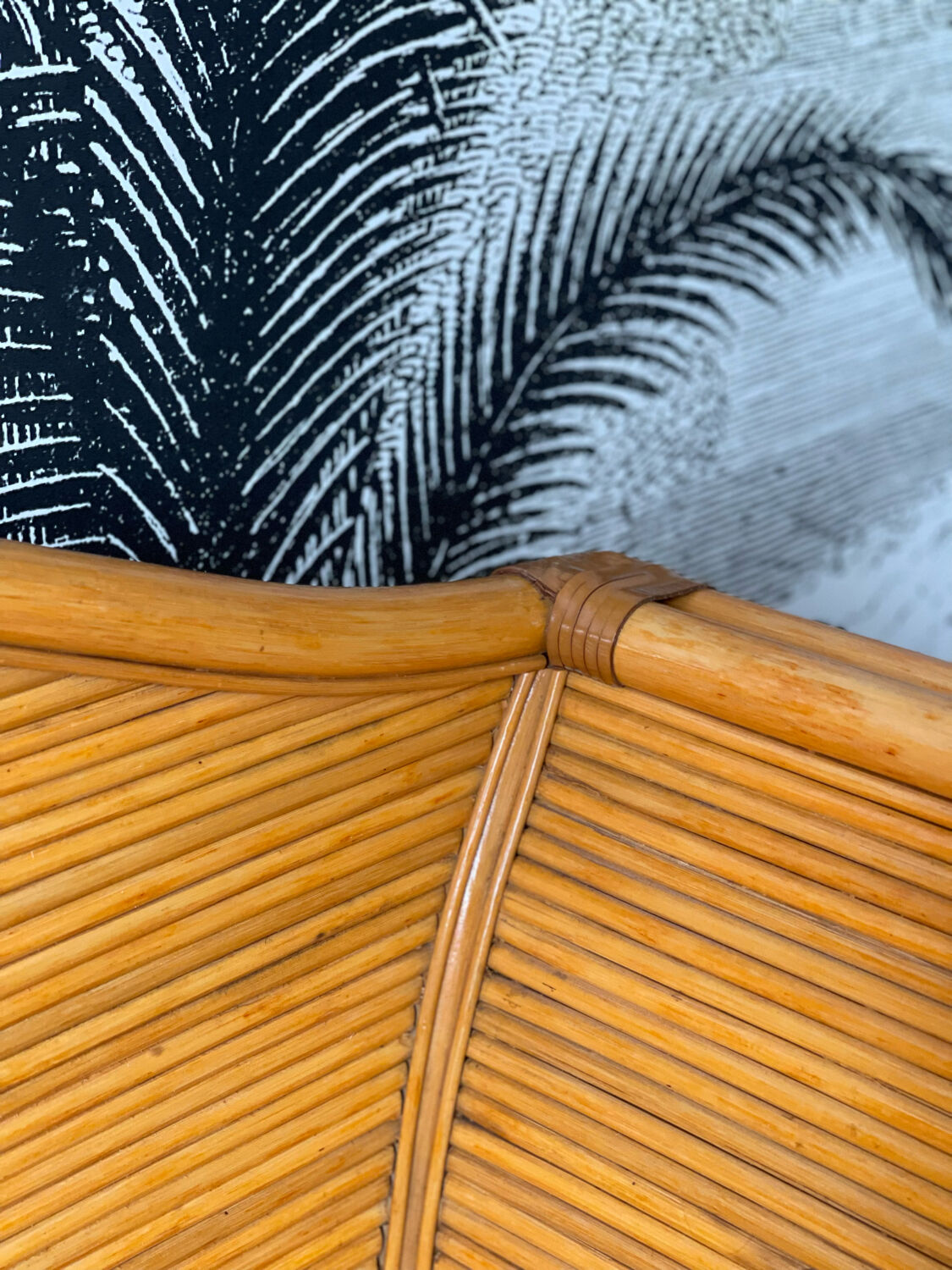 Maugrion armchair in rattan