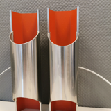 Set of Pandean wall lights by Bent Karlby for LYFA, Denmark 1970
