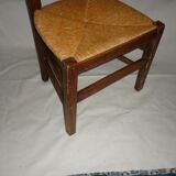 Mulched low chair with high back