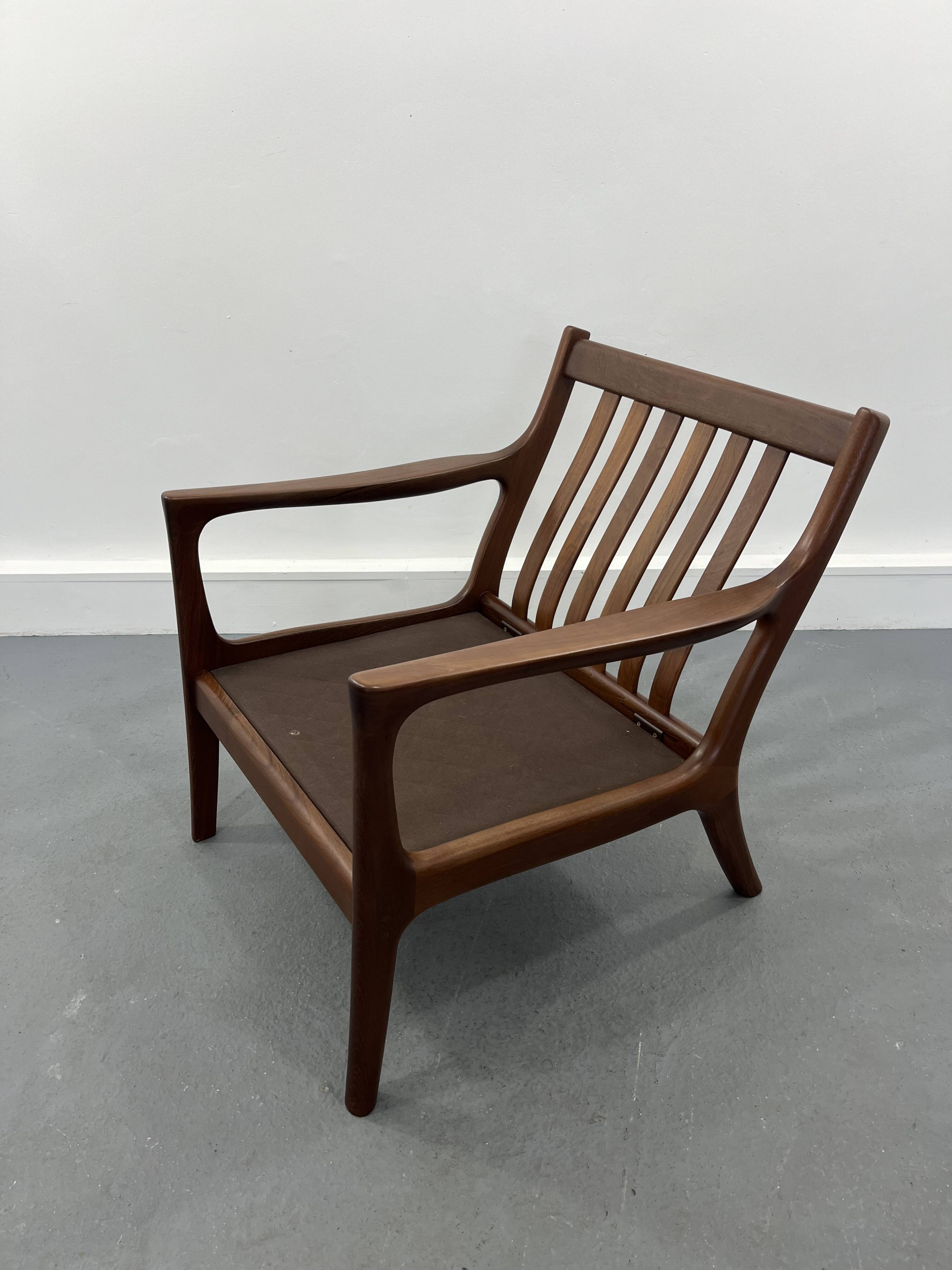Vintage teak lounge chair,Denmark, 1960s.