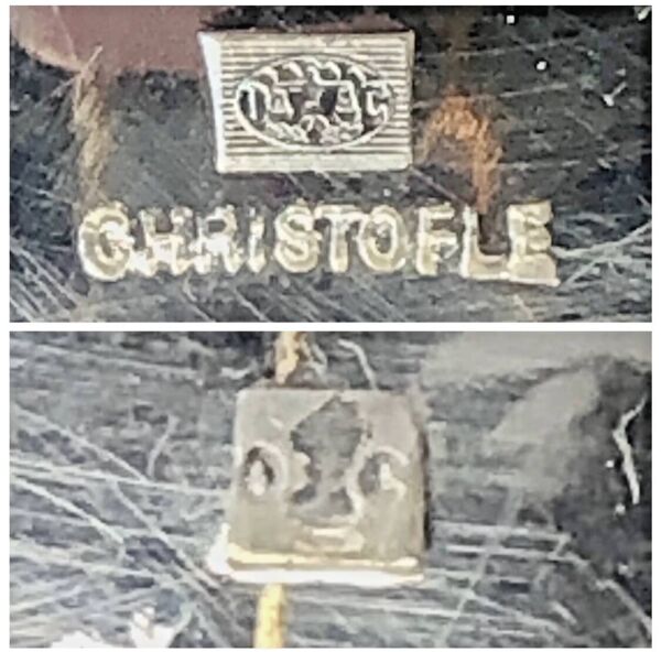 Ménagère 85 pièces Christofle Rubans croisés en métal argenté