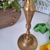 Vintage brass candle holder