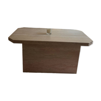 Vintage travertine coffee table