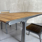 Table et ses 2 chaises, France 1970