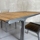 Table and its 2 chairs, France 1970
