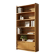 Shallow vintage wooden display cabinet / shelving unit / collector's cabinet