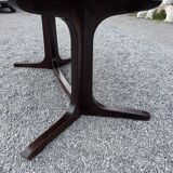 Extensible Baumann table in oak from the 1960s.