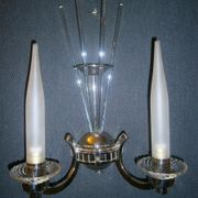 Art deco period, pair of wall sconces