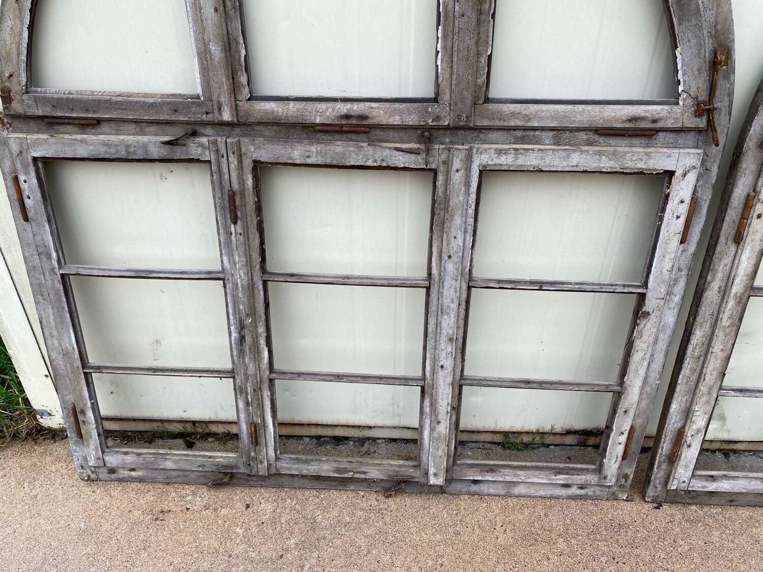 Factory window frame pair