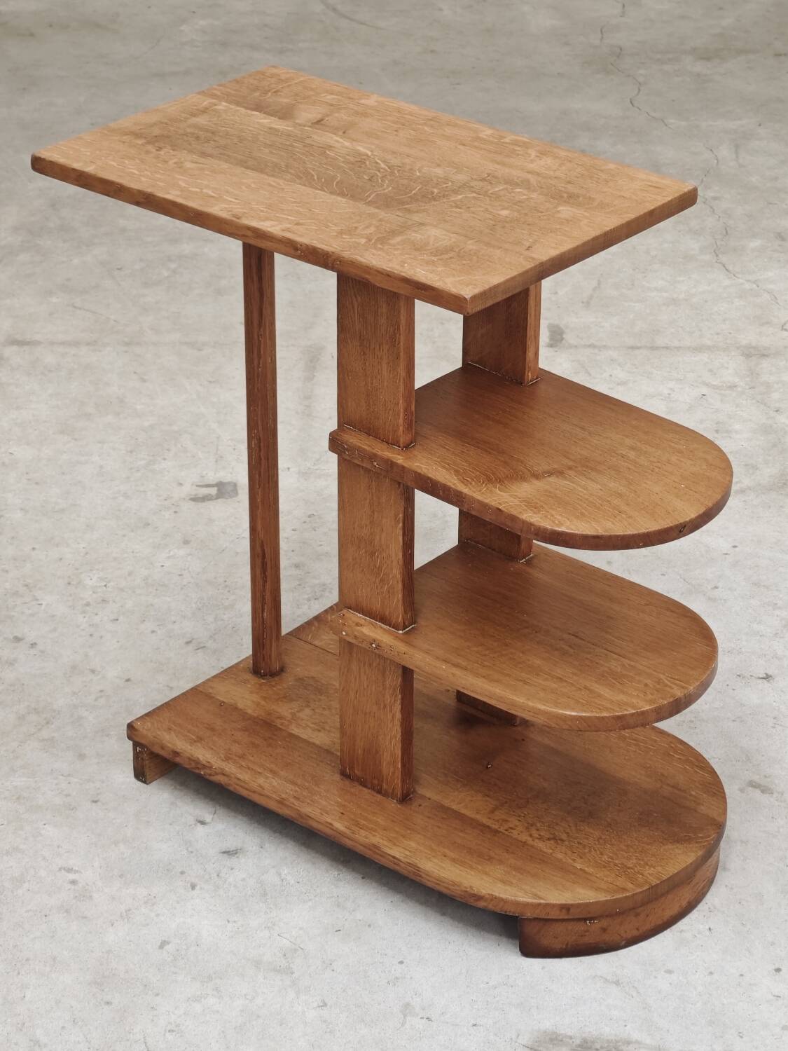 Asymmetrical Art Deco side table or pedestal table by Michel DUFFET 1930