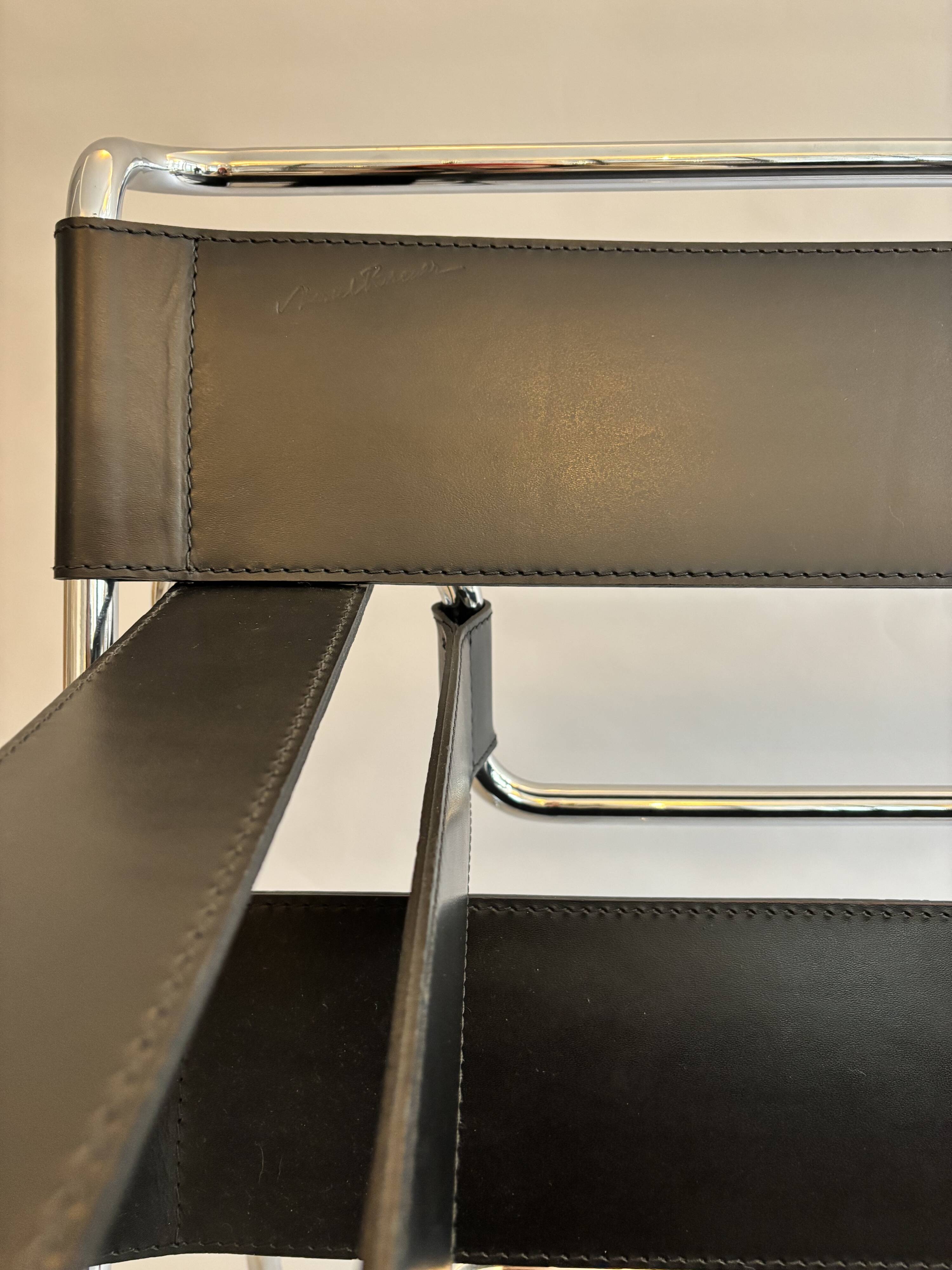 Wassily chair by Marcel Breuer for Gavina