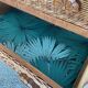 Commode vintage en rotin