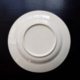 Antique dessert plate, Longchamp ironstone, Denise model.
