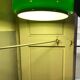 Lustre de billard vintage italien vert, années 1970