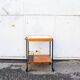 Carrello Bar in legno e metallo smaltato Italia anni '50