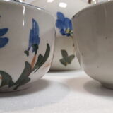 Service à thé chinoisant théière 2 tasses grès vernissé
