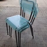 Set 3 Chip chair (GLAS) -Tim Power vintage design 1990s vintage