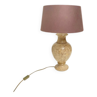 Maitland Smith travertine table lamp