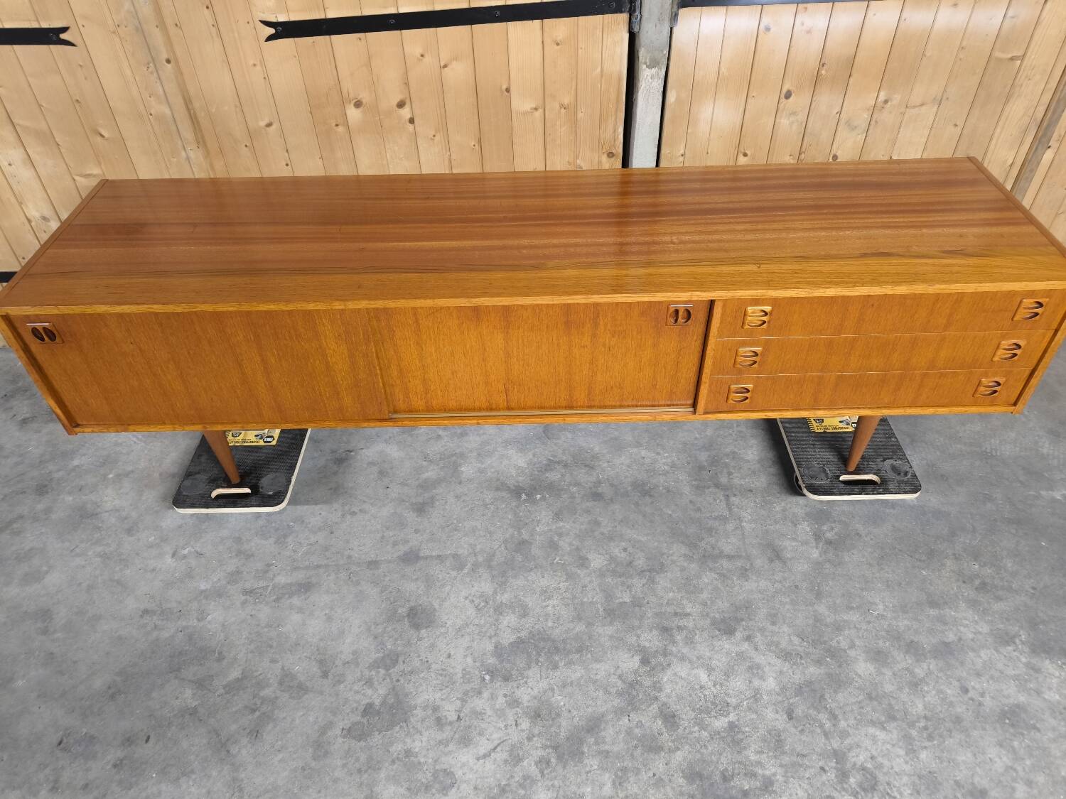 Vintage Scandinavian teak sideboard