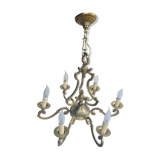 Lustre en bronze doré style Louis XVI